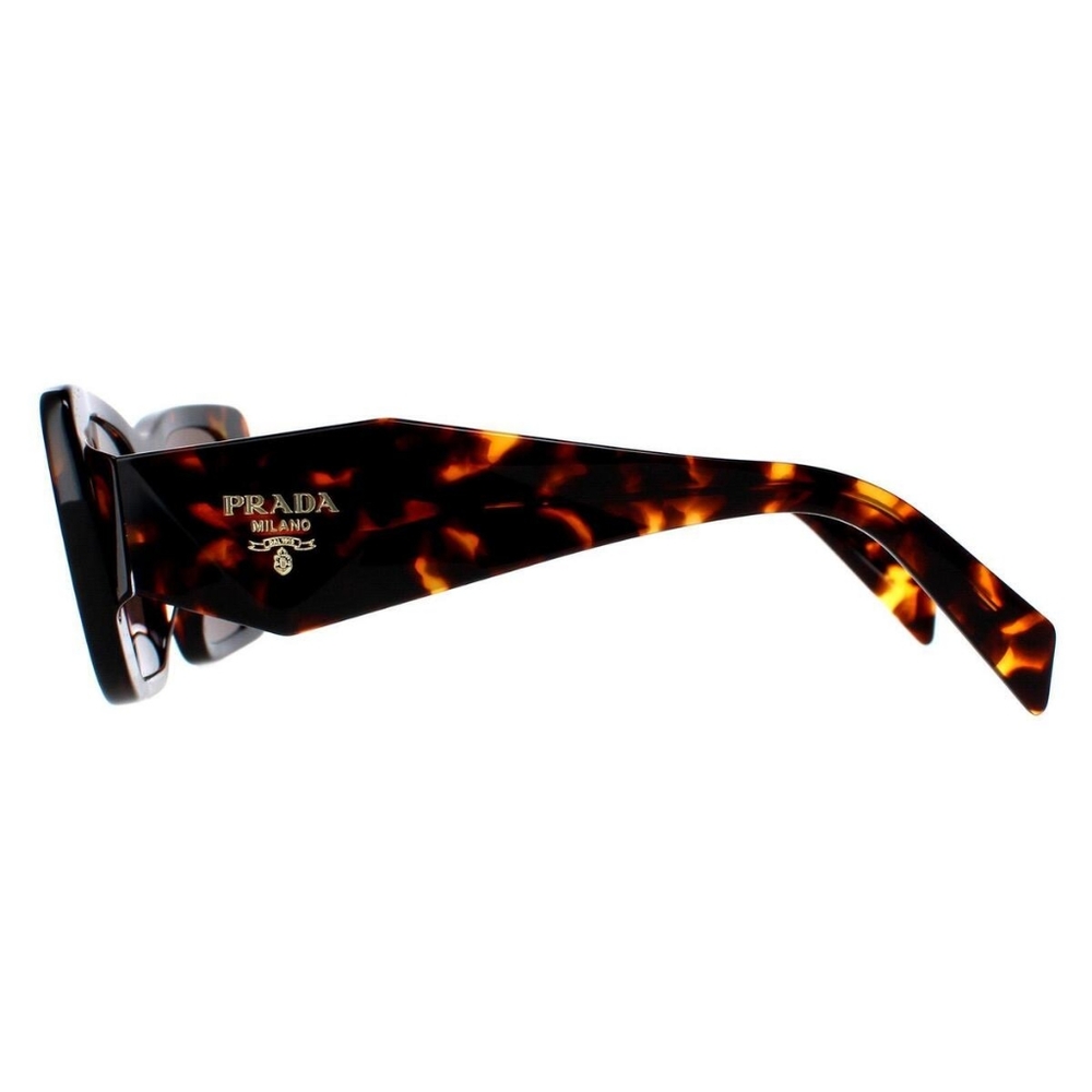 NEW PRADA WOMEN BROWN CAT EYE PR08YS 01V8C1 SUNGLASSES PR 08YS EYEWEAR SPR 08Y - Picture 4 of 6